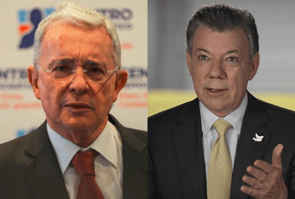 Santos y Uribe desatan nueva batalla en redes: acusaciones mutuas y polémicas&nbsp;declaraciones
