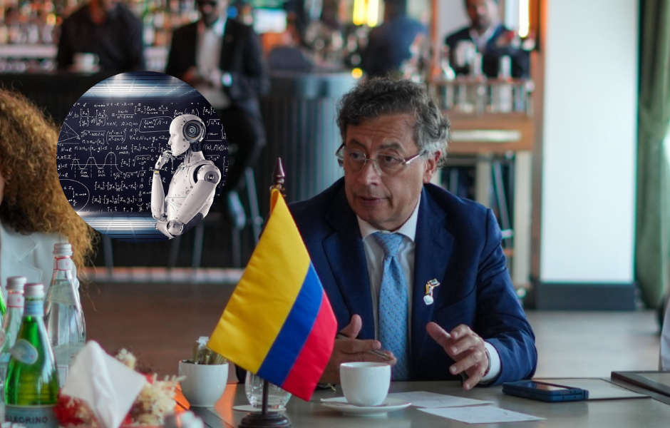 Petro propone impuesto global a la inteligencia artificial para financiar una renta&nbsp;universal
