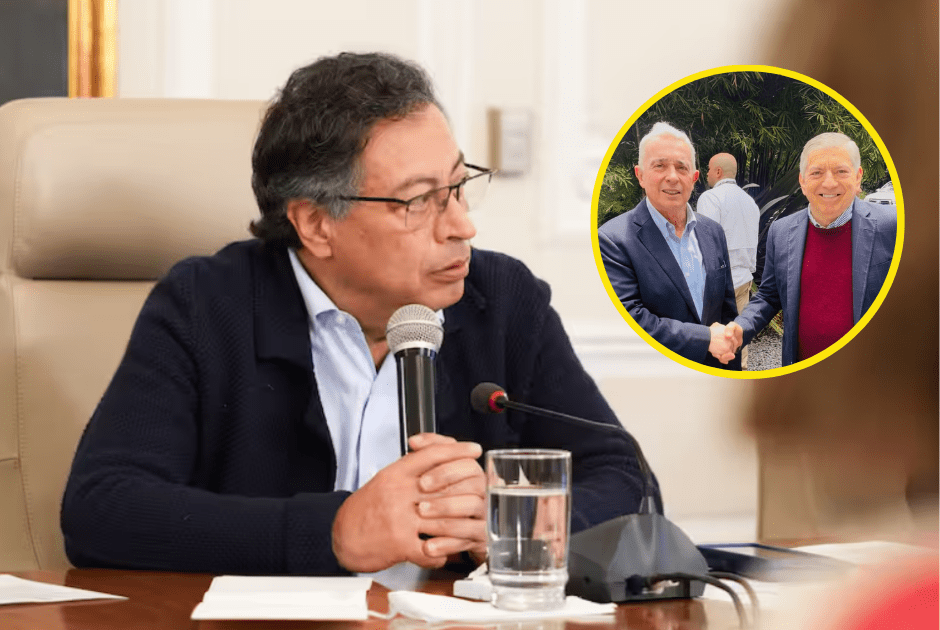«La gobernanza paramilitar»: Gustavo Petro cuestiona reunión entre Uribe y&nbsp;Gaviria