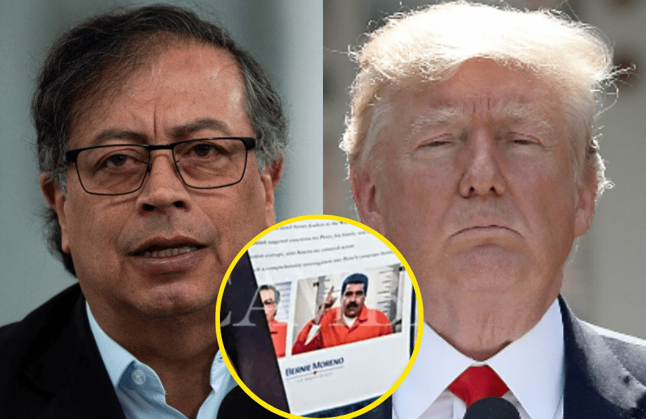 Foto de Petro y Maduro presos desata nueva crisis diplomática entre Colombia y Estados&nbsp;Unidos