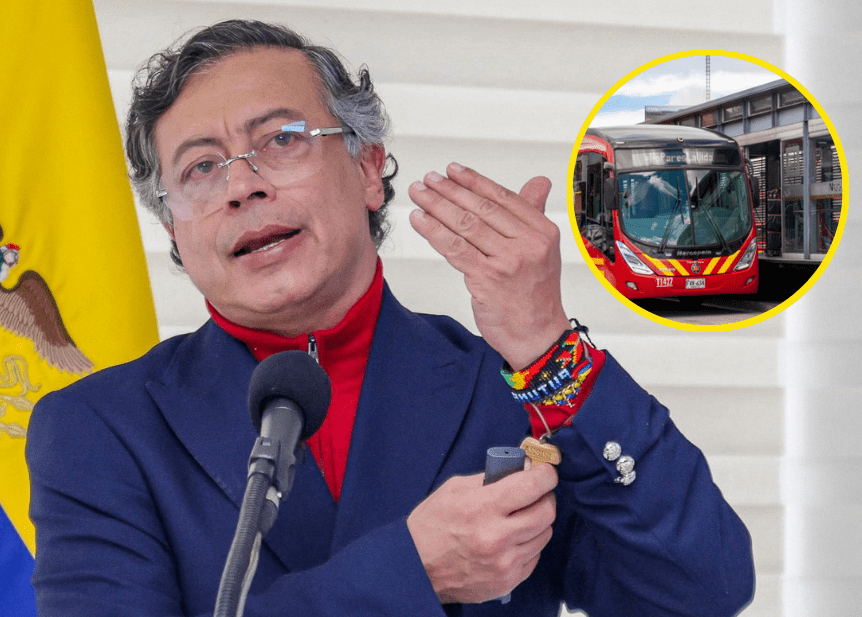 Petro destina $1,5 billones a TransMilenio para frenar el aumento del pasaje anunciado por la Alcaldía de Bogotá