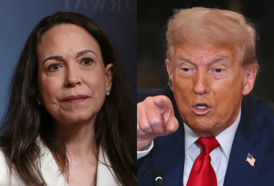 María Corina Machado habría sido descartada por Trump por no cederle el Nobel de la Paz