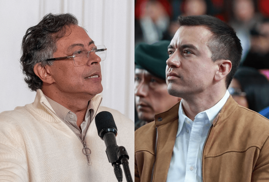 Petro reiteró invitación a Noboa para dialogar y coordinar una estrategia regional contra el&nbsp;narcotráfico