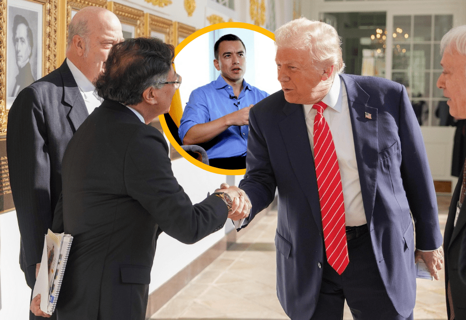 Petro afirmó que Trump aceptó mediar en las tensiones con&nbsp;Noboa