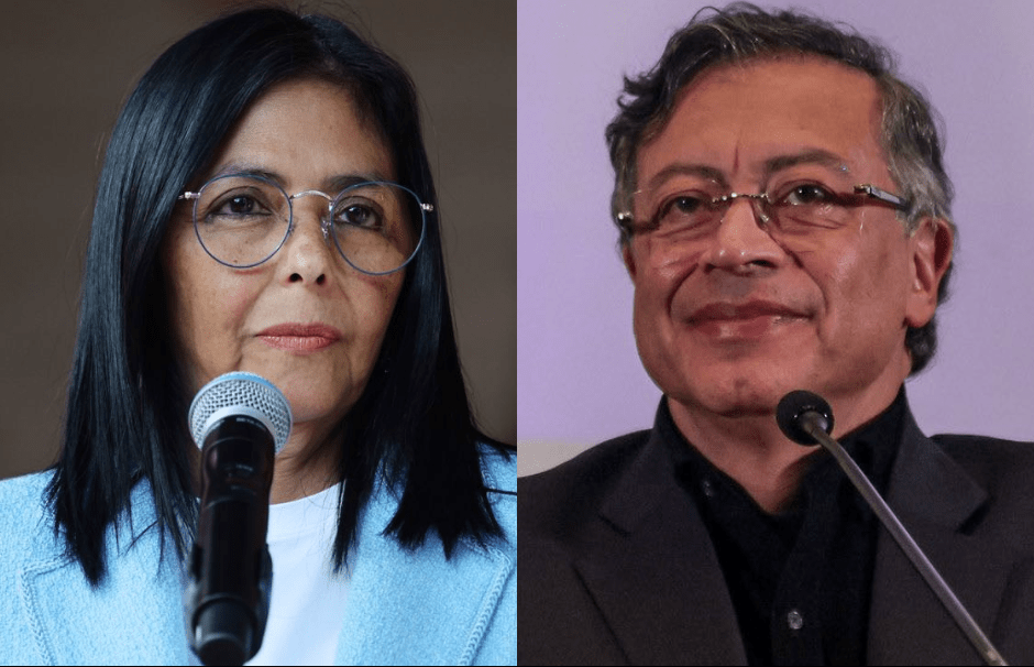 Delcy Rodríguez confirma llamada con Gustavo Petro y abre la puerta a un encuentro&nbsp;binacional