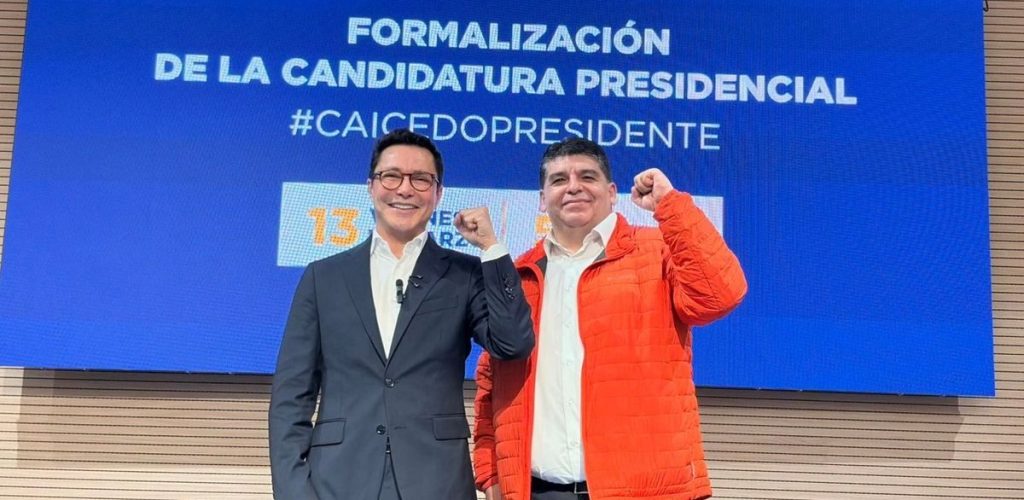 Caicedo anunció a Nelson Javier como su fórmula vicepresidencial