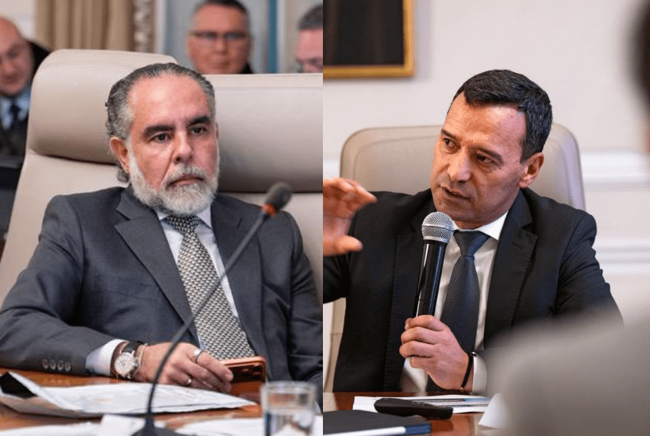 Armando Benedetti y Pedro Sánchez celebran aprobación del Conpes por $13 billones para la Fuerza Publica