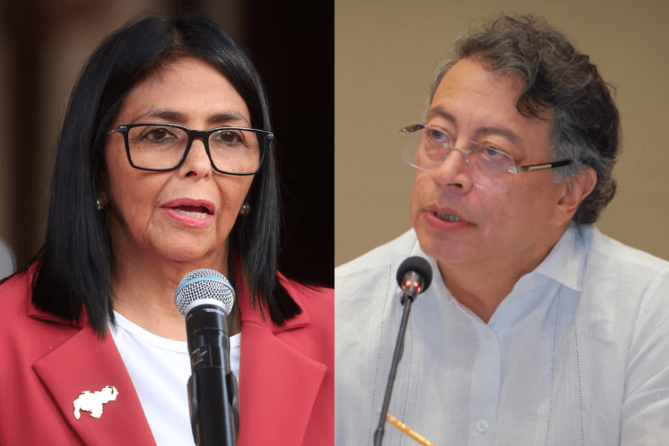 Delcy Rodríguez cancela a última hora la reunión con Gustavo Petro en la frontera