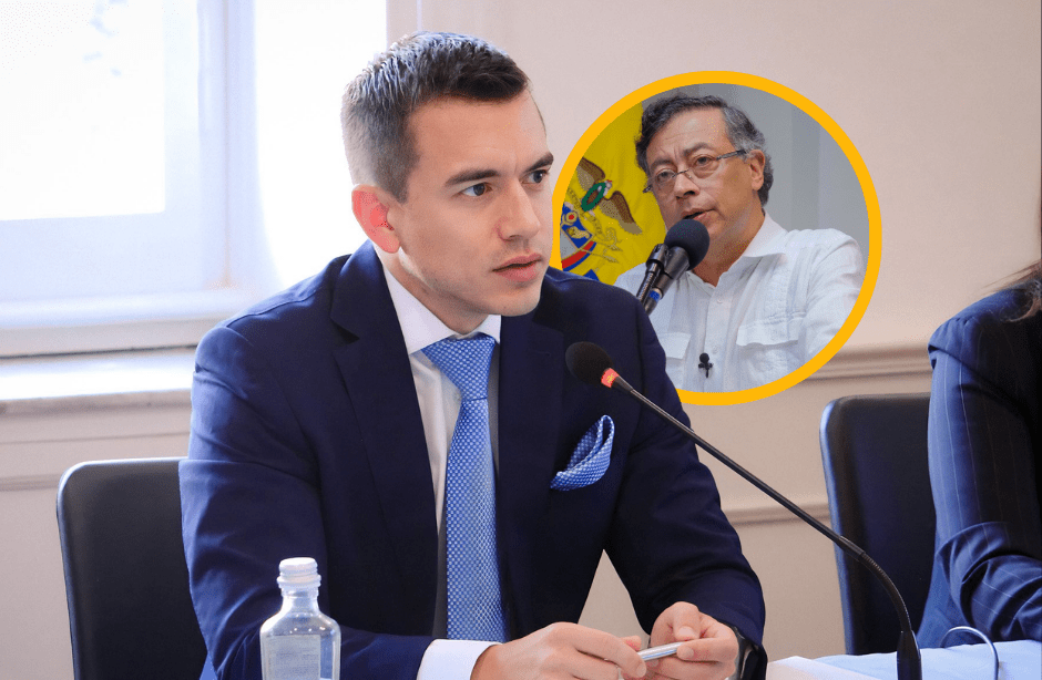 Noboa afirma que Petro no quiere resolver el problema del narcotráfico en la&nbsp;frontera