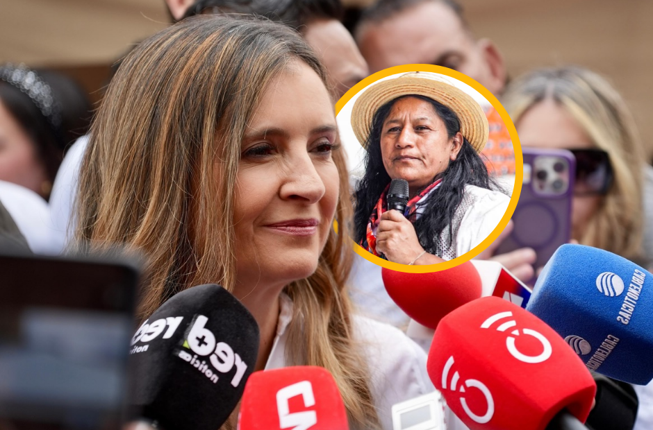 Paloma Valencia sorprende al lanzar elogio a Aída Quilcué, fórmula vicepresidencial de Iván&nbsp;Cepeda