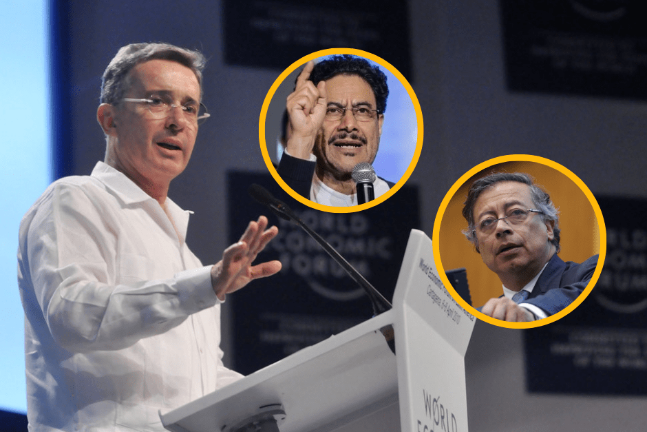 Uribe acusa a Petro y Cepeda de alianza criminal con el&nbsp;narcotráfico