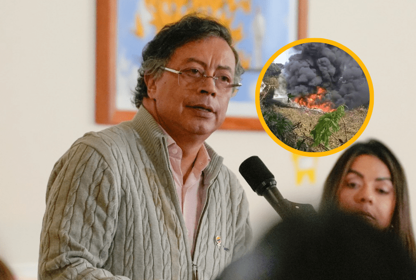 Petro atribuyó la tragedia del avión Hércules a la burocracia que bloquea la modernización&nbsp;militar