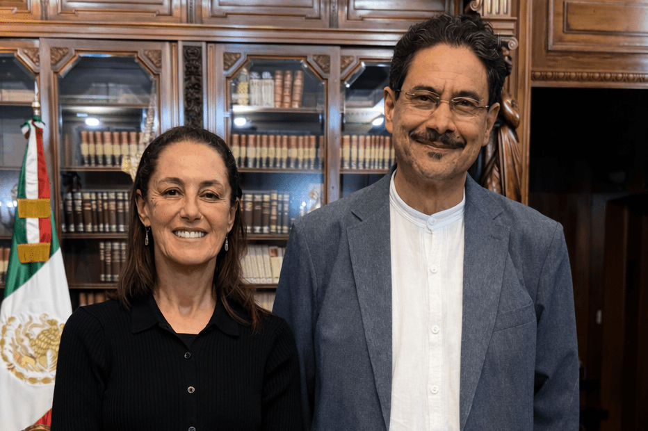 Iván Cepeda se reúne con Claudia Sheinbaum en Ciudad de&nbsp;México